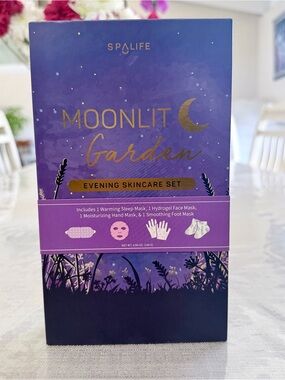 SpaLife moonlit garden evening skincare set - NWT